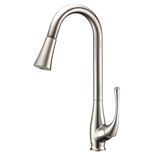 Anzzi Singer Series Single-Handle Pull-Down Sprayer Kitchen Faucet KF-AZ042